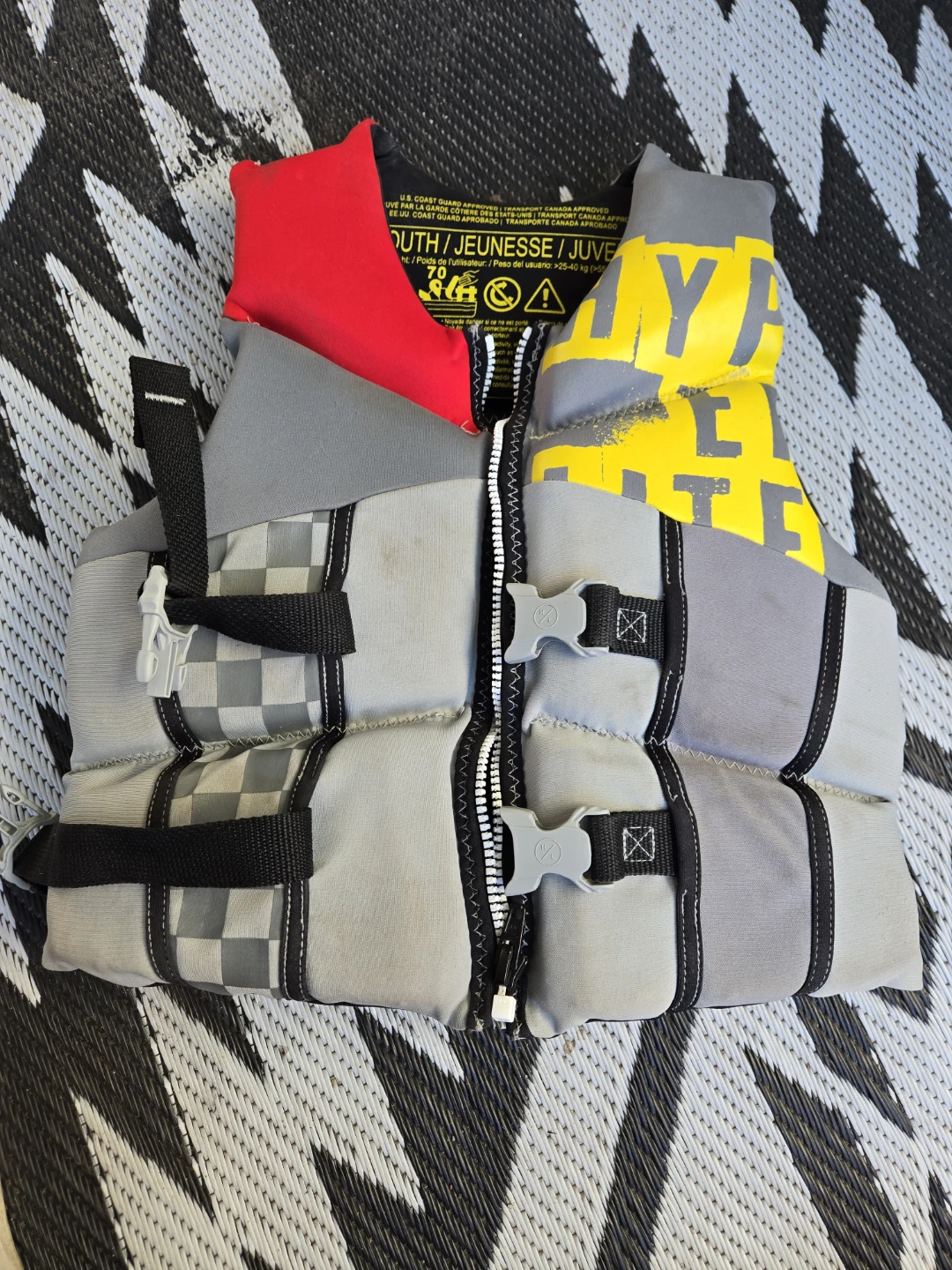 Toddler life jacket pfd