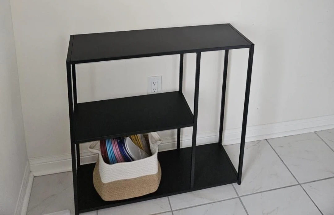 Black Metal Console Table