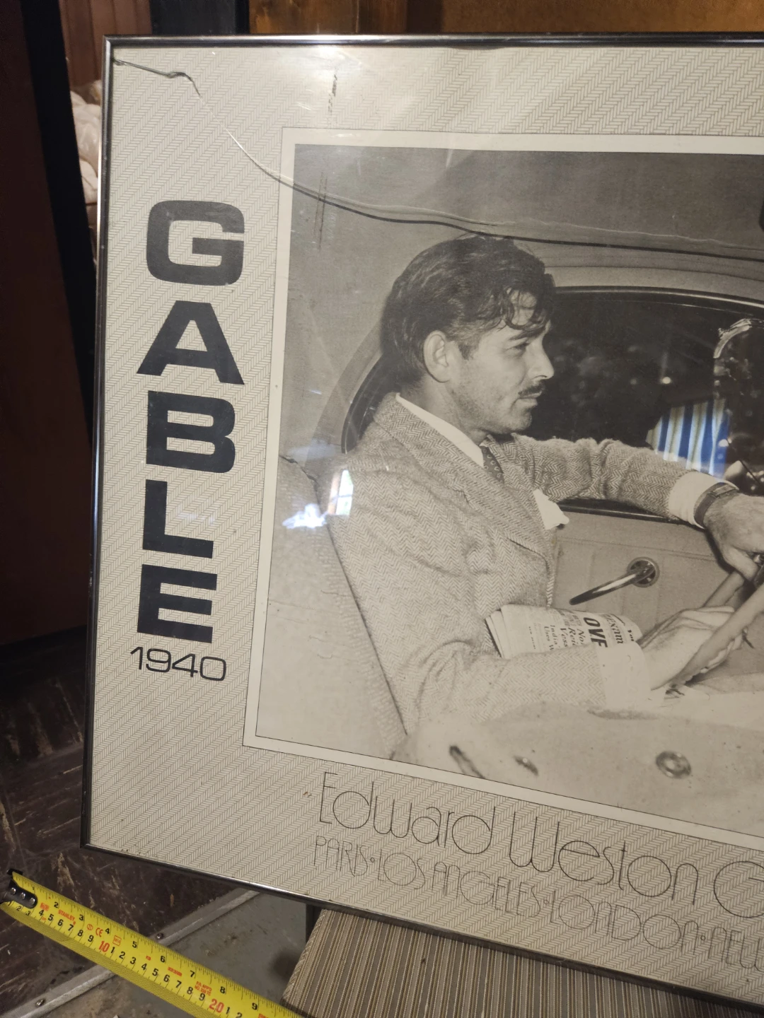 Clark Gable 1940 Print by Edward Weston Graphics - photo 5