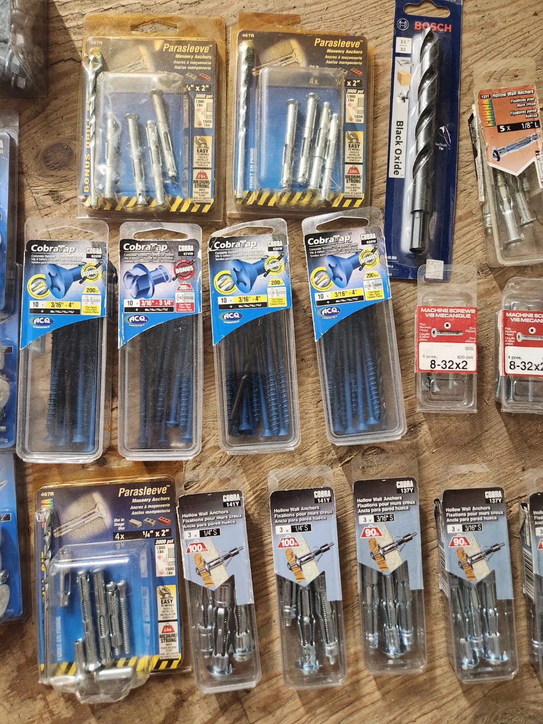 COBRA Driller Toggle and WallGripper Anchors Lot - photo 5