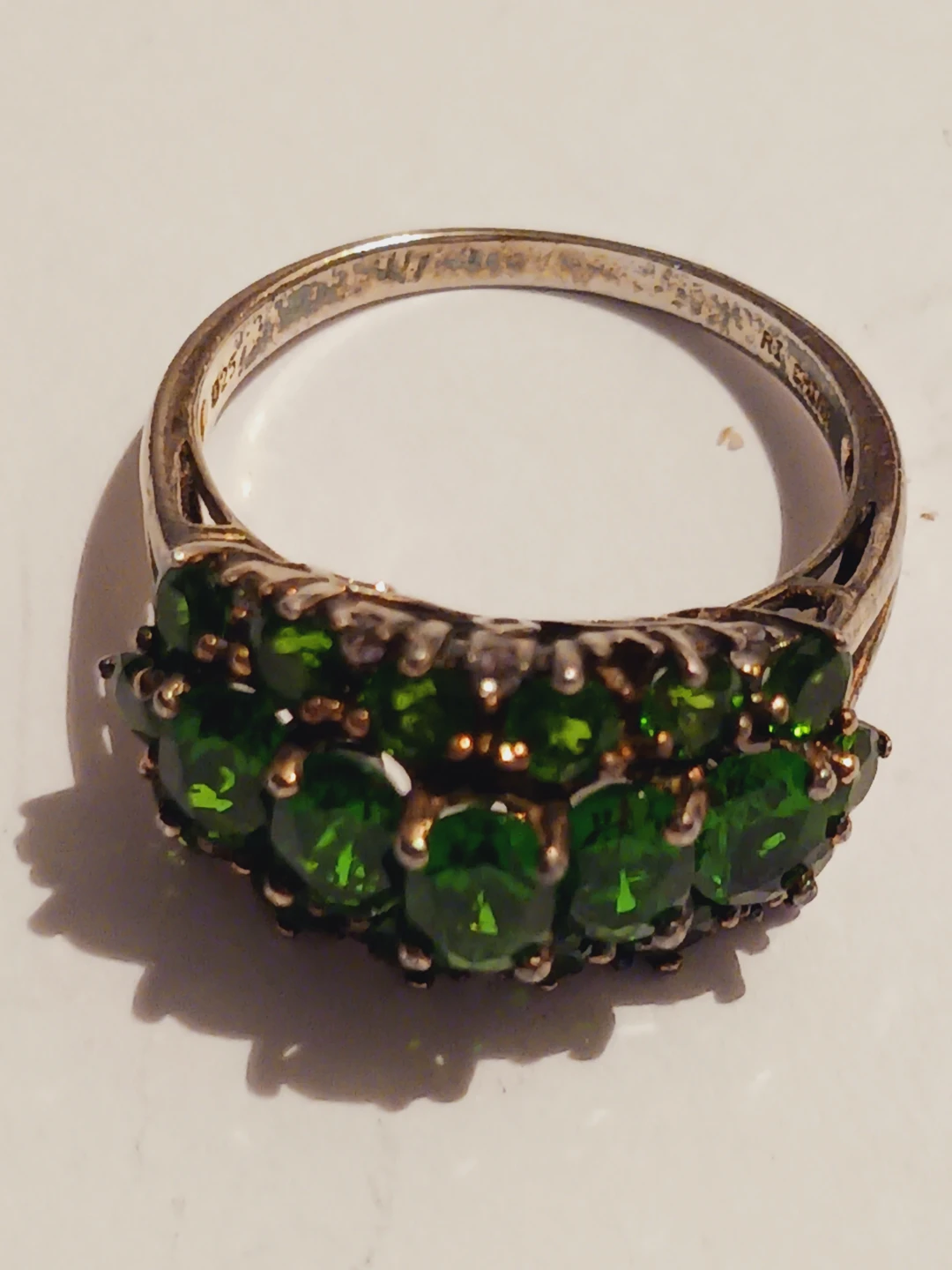 Gorgeous Vintage Sterling Silver 925 Peridot Ring. 9. - photo 3