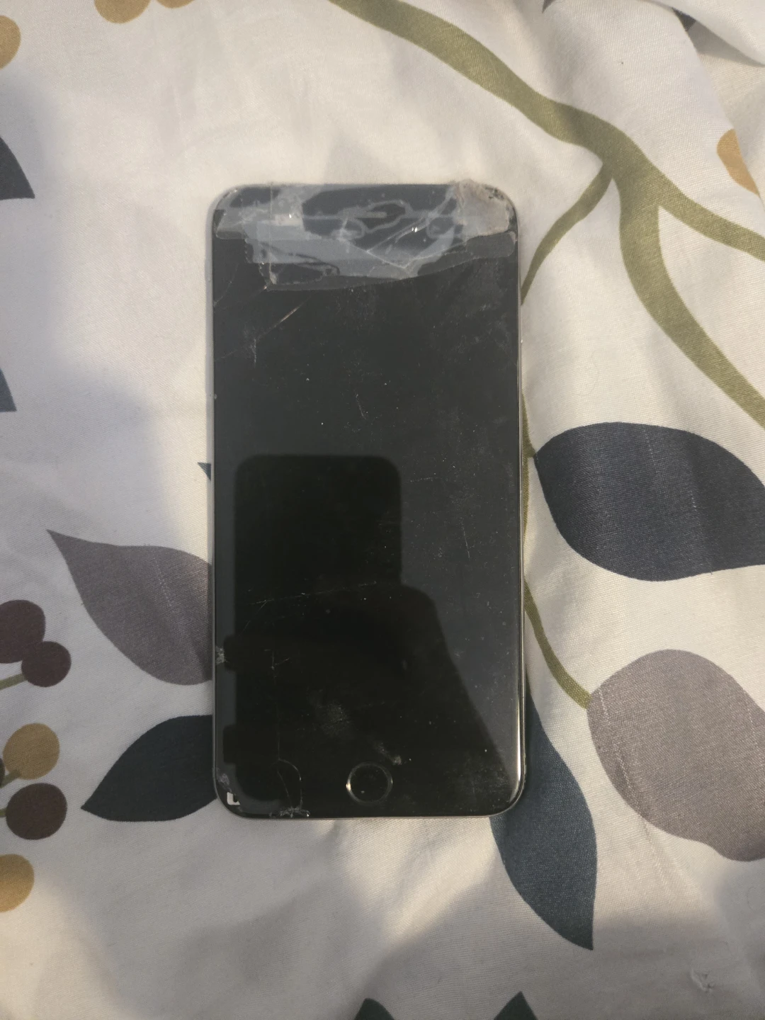 Damaged Black iPhone For Parts