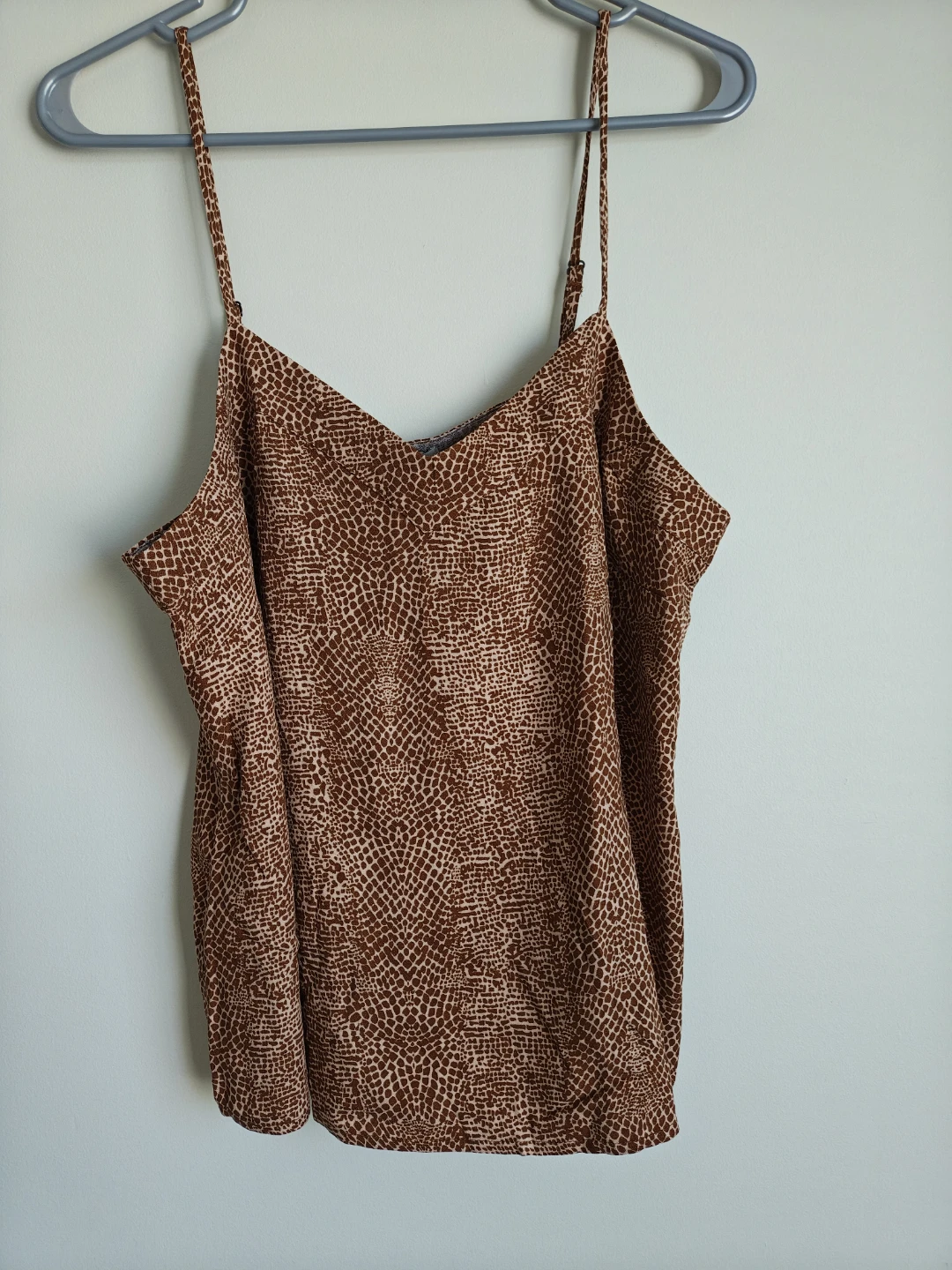 A New Day Brown Print Camisole Top - photo 3