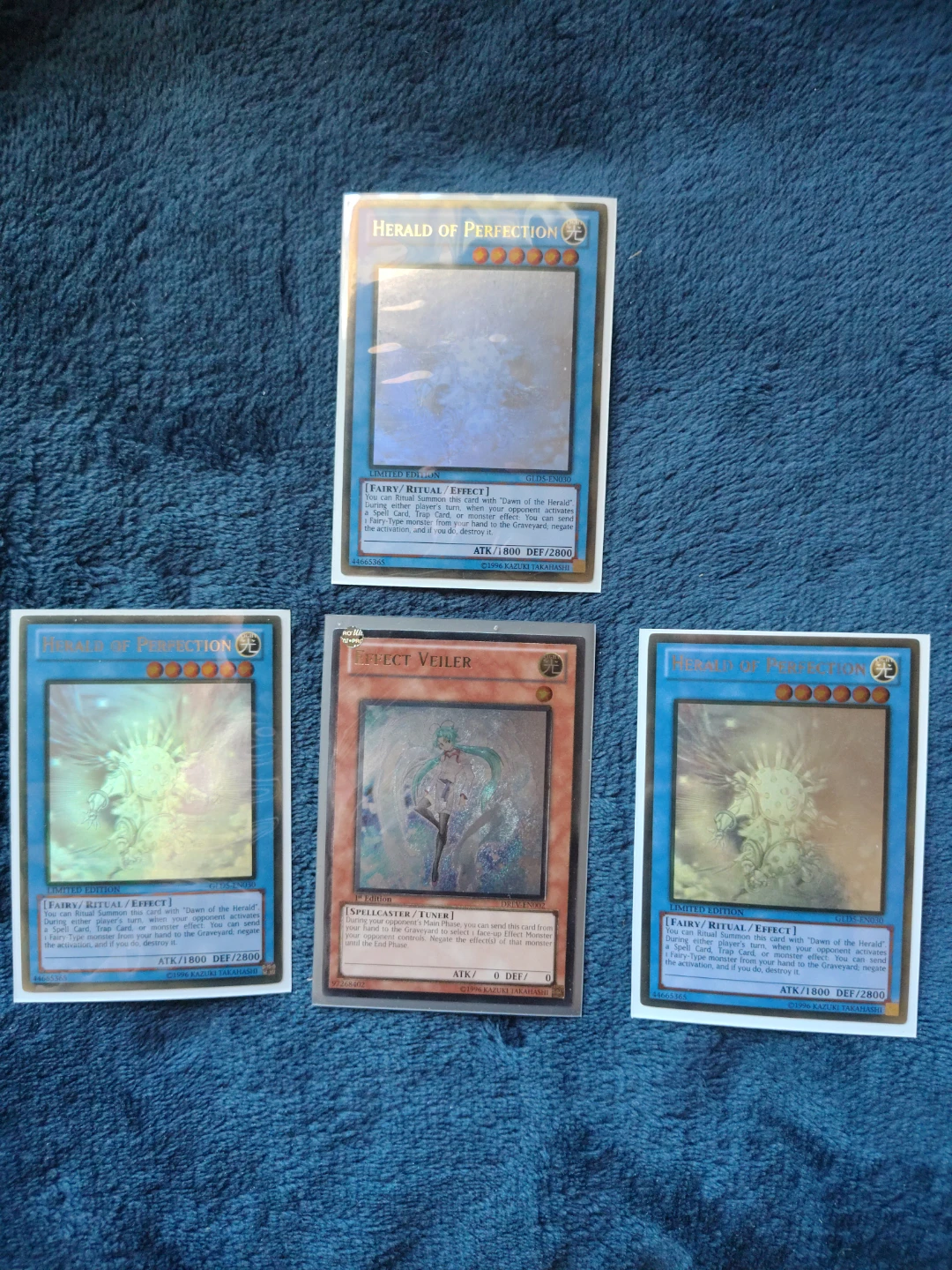 Yu-Gi-Oh! Herald of Perfection & Effect Veiler Cards