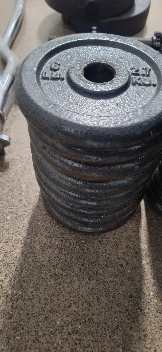 Fitness Gear Weight Plates and Bars - photo 2