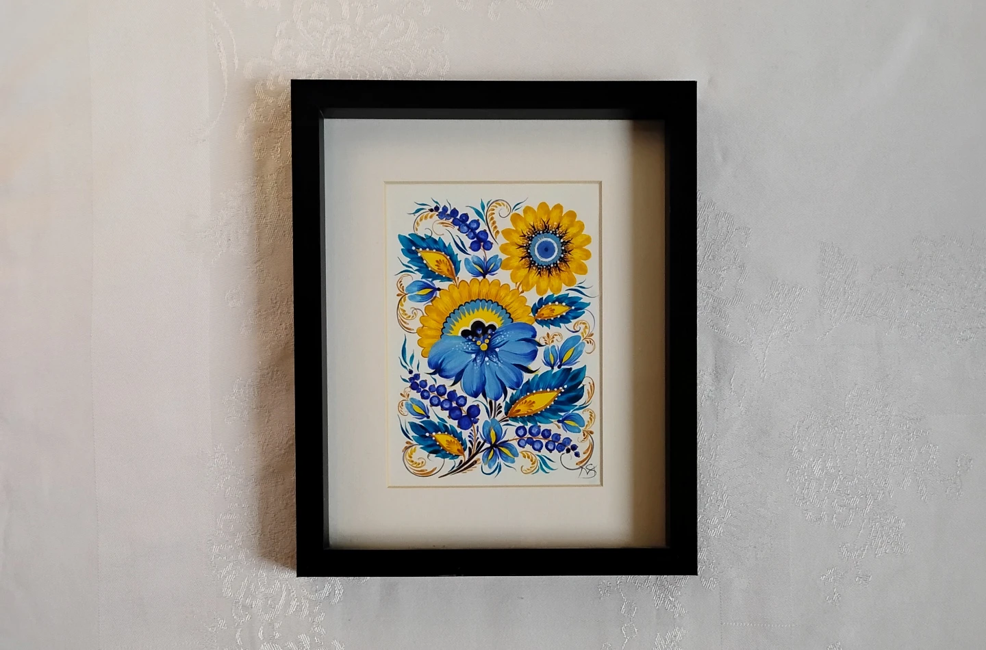 ⚽ Traditional Ukranian Handmade Petrykivka Painting