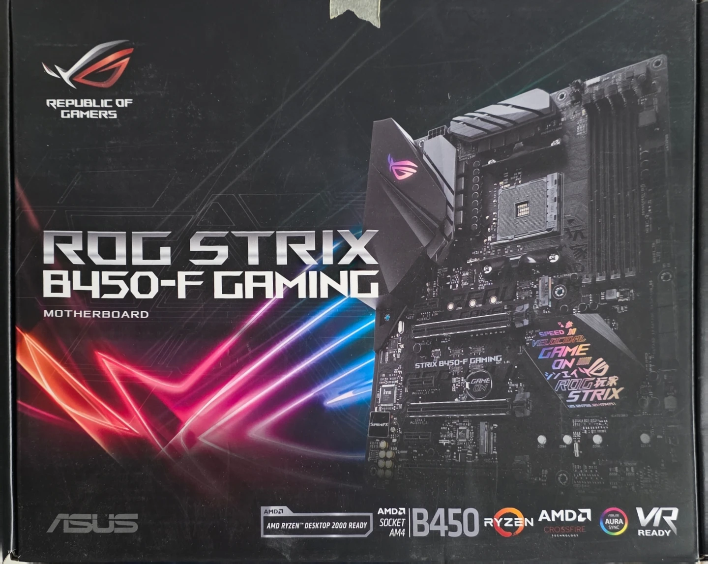 ASUS ROG Strix B450-F Gaming Motherboard
