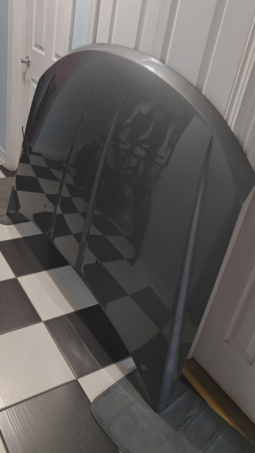 Used Grey Car Hood - photo 3