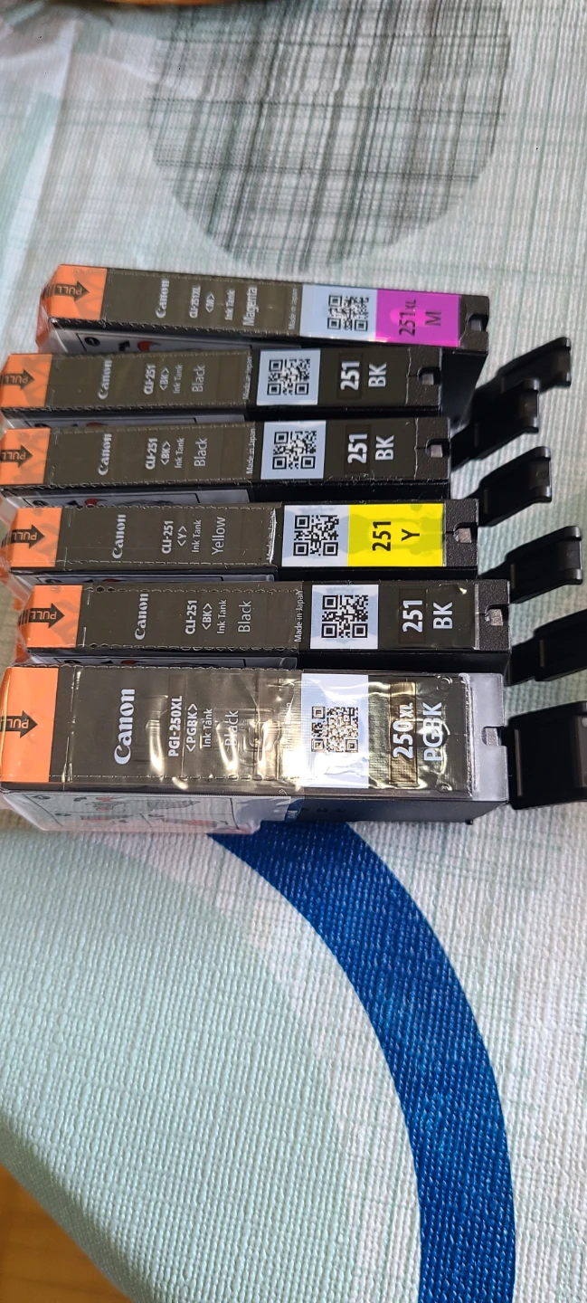 Canon Ink Cartridges CLI-251 & PGI-250XL NEW