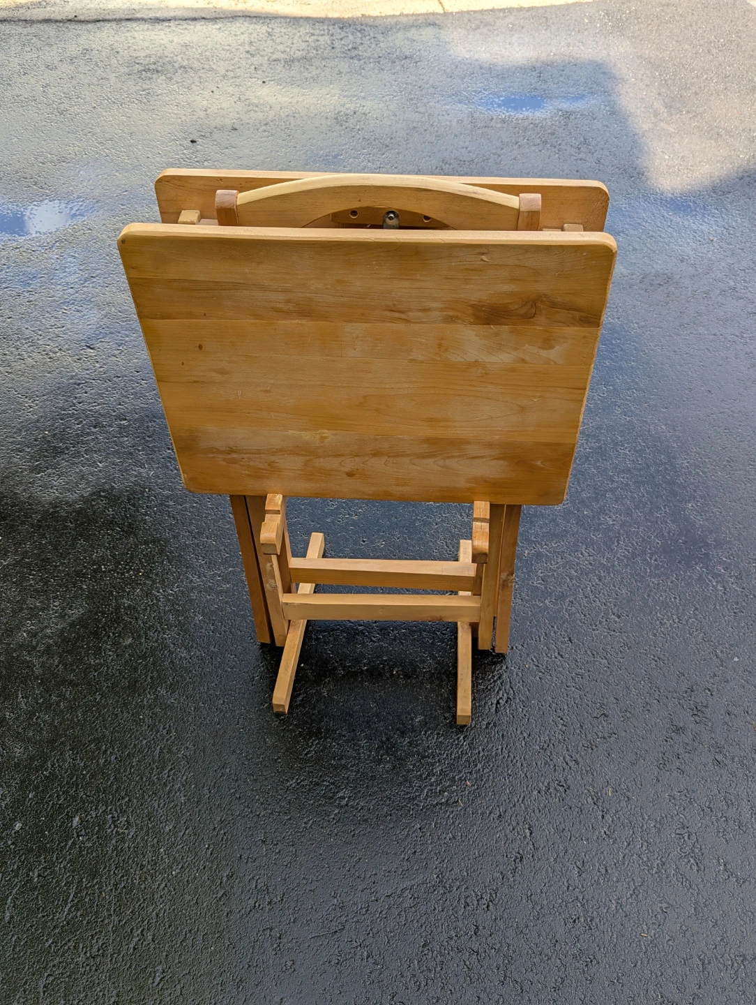 Wooden TV Tray Table