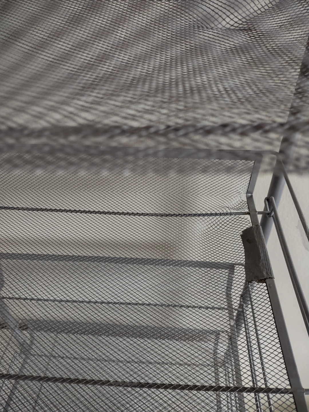 (free)Silver Mesh Storage Cart with 5 Baskets - photo 5