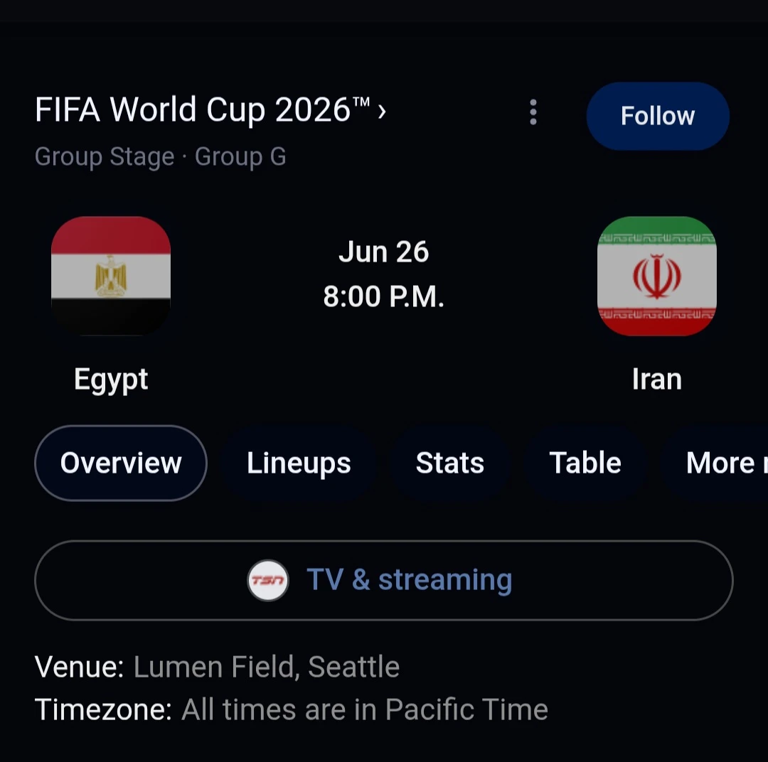 FIFA World Cup 2026™ - Egypt vs. Iran Match Ticket