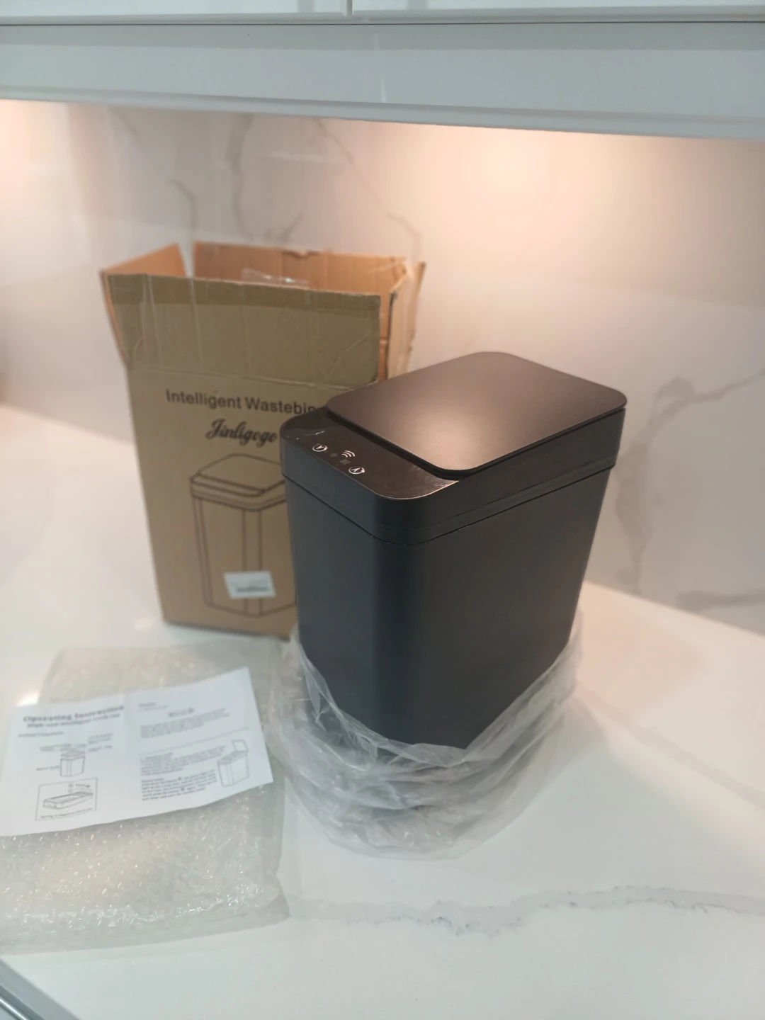 Jinlligogo Intelligent Wastebin - Black