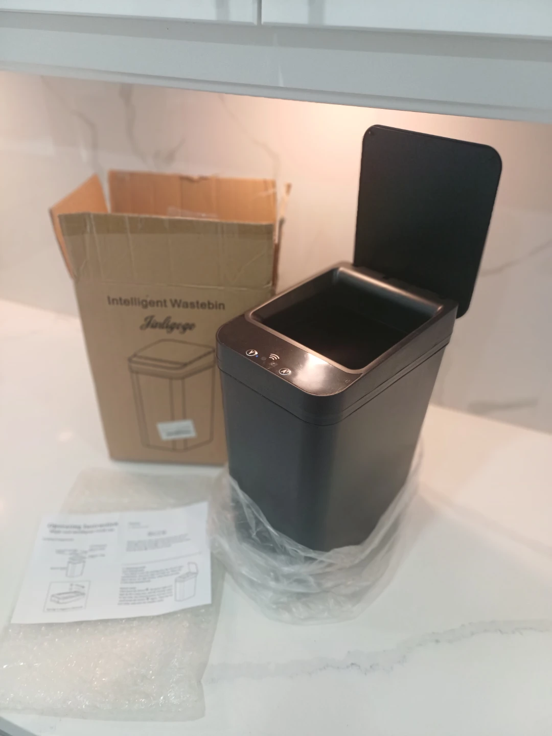 Jinlligogo Intelligent Wastebin - Black - photo 2