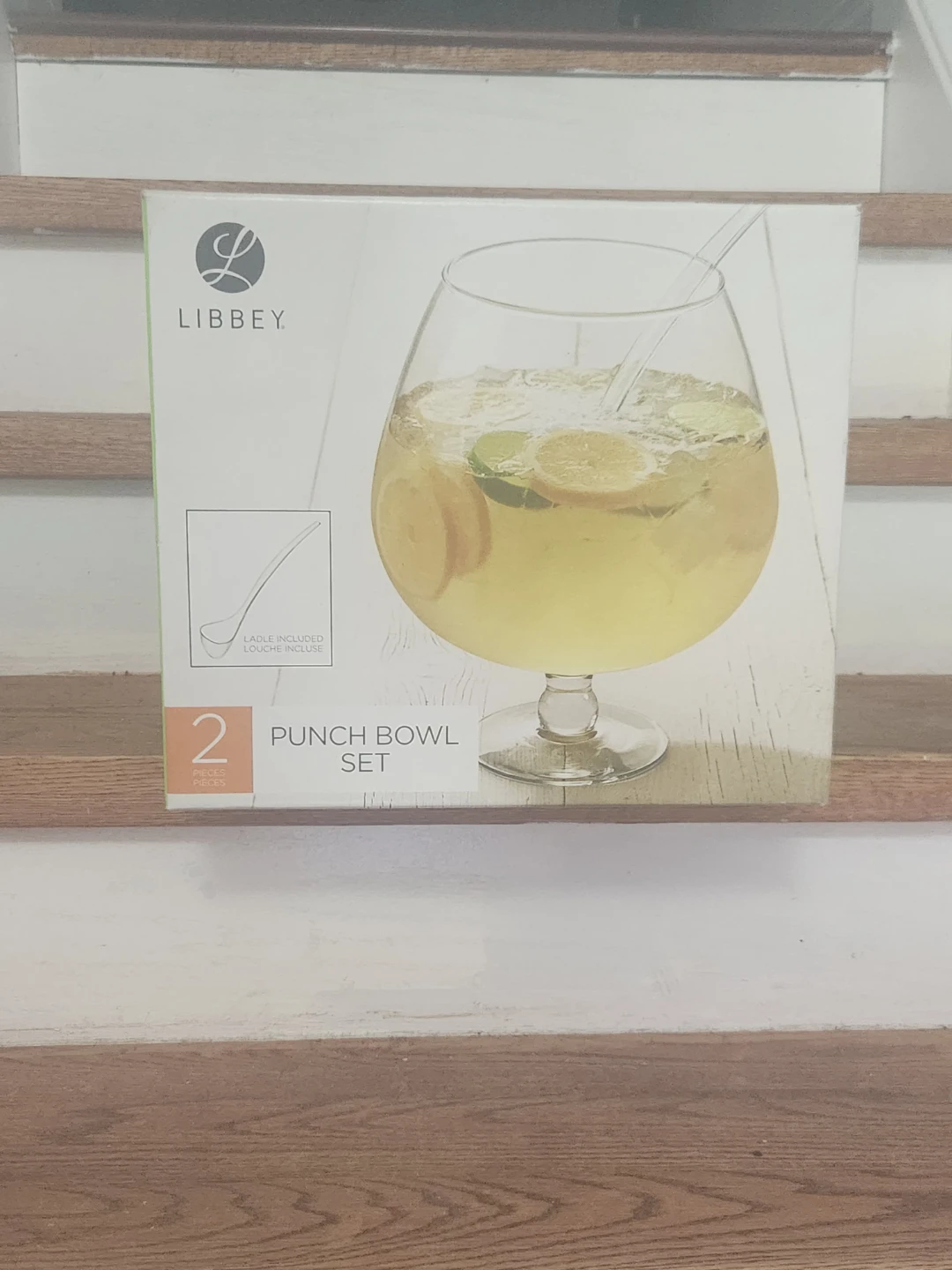 Libbey Punch Bowl Set with Ladle - photo 2