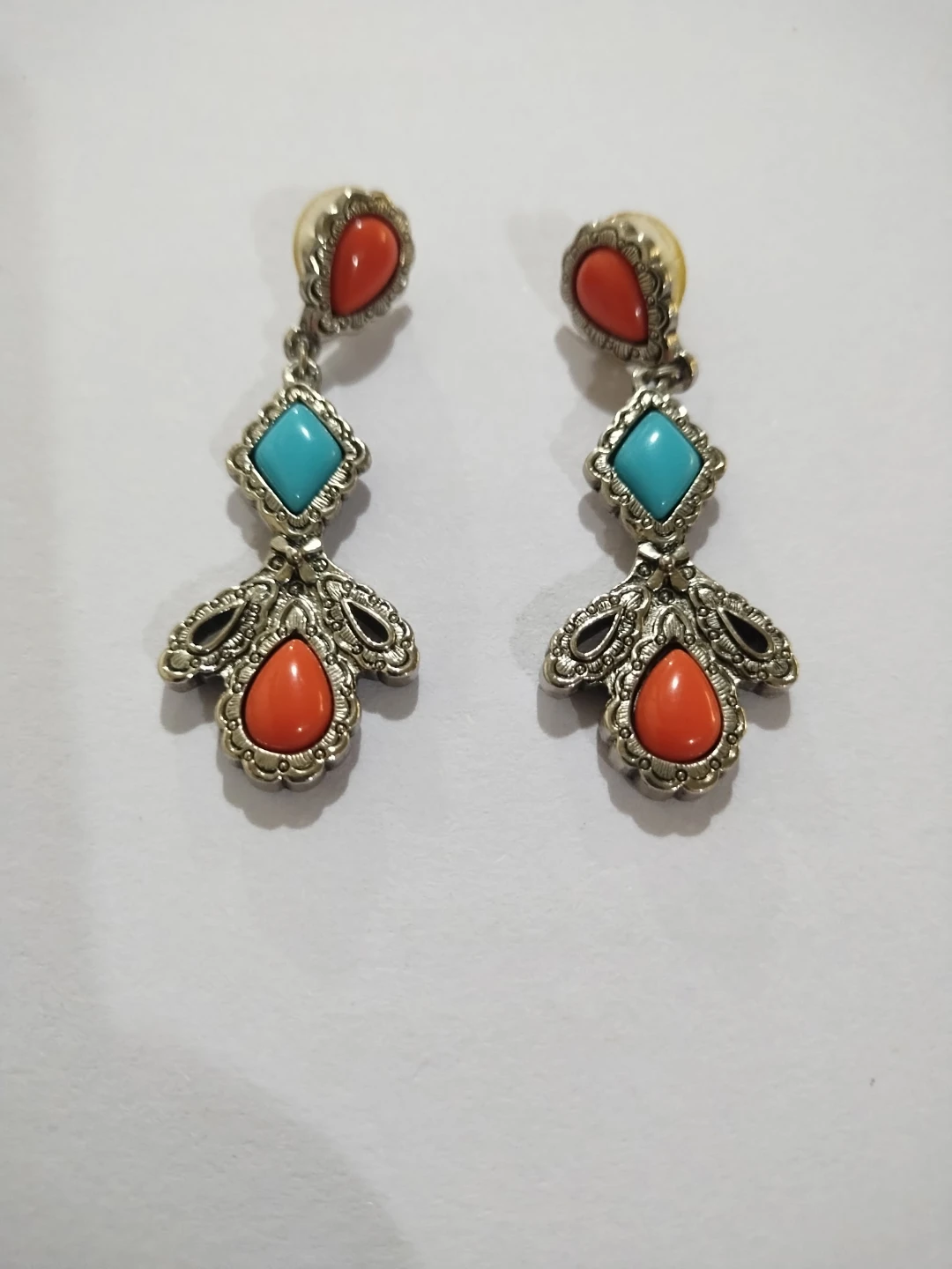 Vintage Avon American spirit pin/pendant and dangling earrings - photo 3