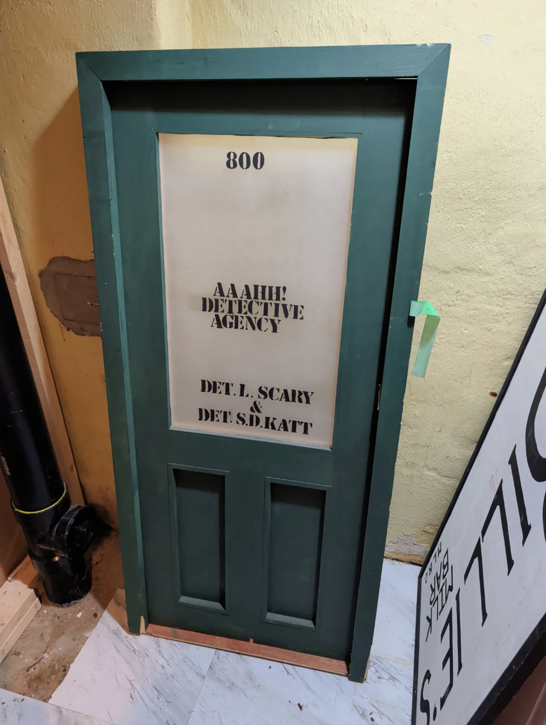 AAAHH! Detective Agency Door