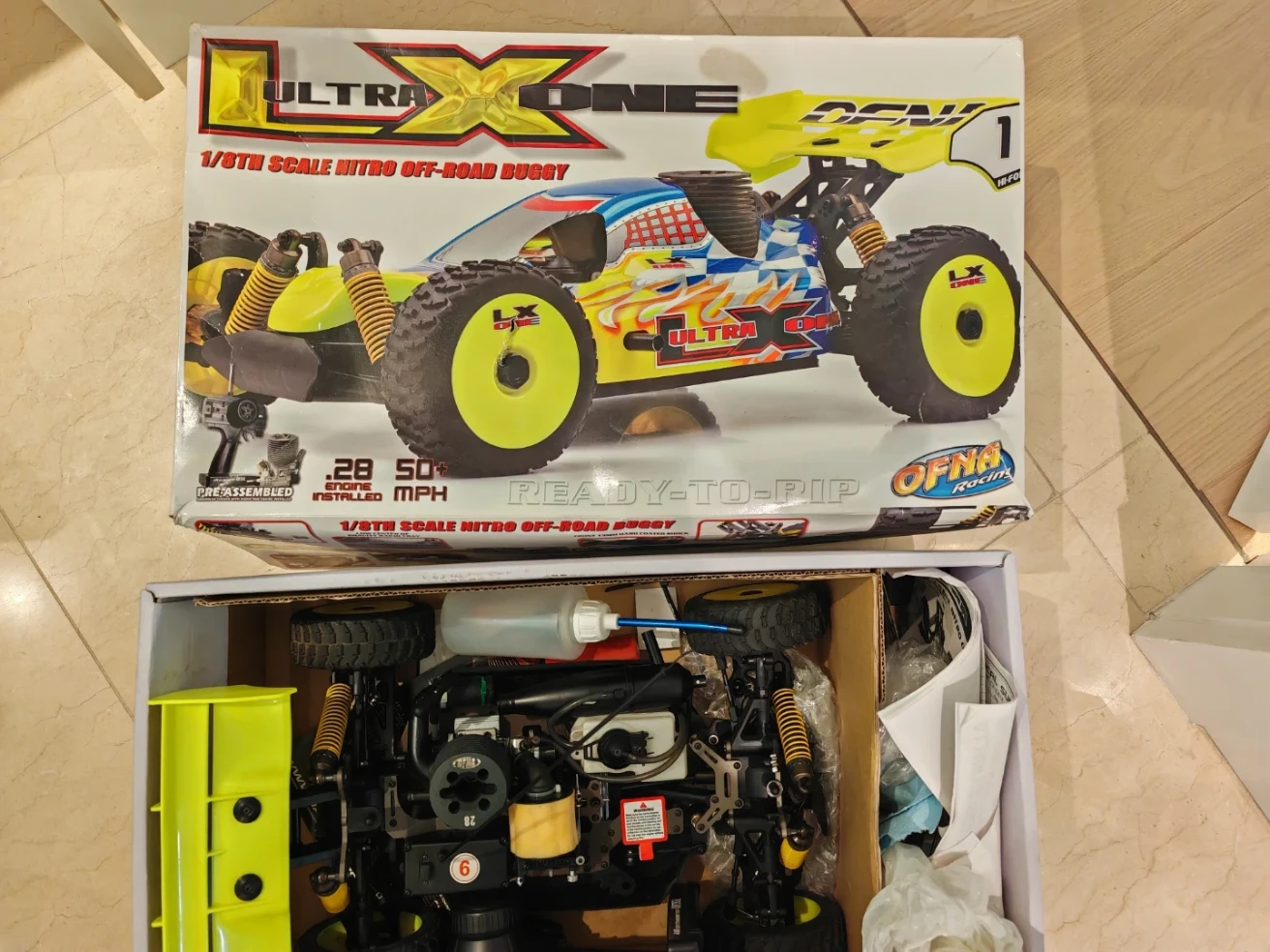 OFNA Ultra LX One 1/8th Scale Nitro Off-Road Buggy