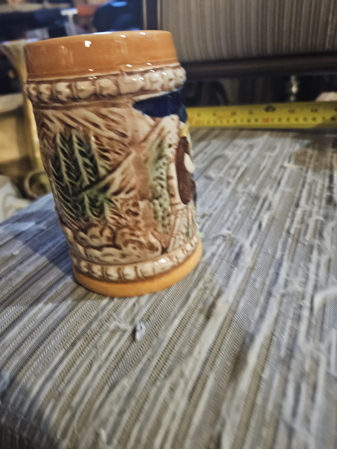 Decorative Ceramic Beer Stein with Mountain Scene - photo 5