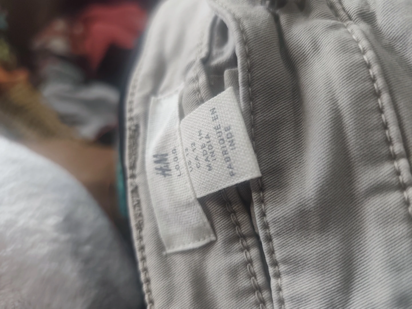 H&M LOGG Cargo Pants - Beige - Size 12 - photo 2