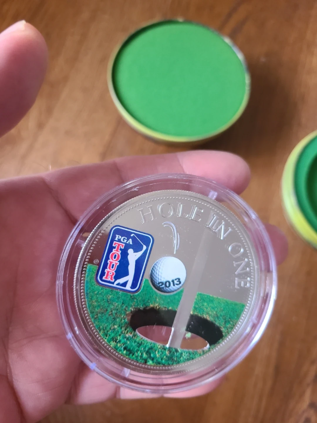 PGA Tour "Hole In One" 2013 Fine Silver Coin - photo 4