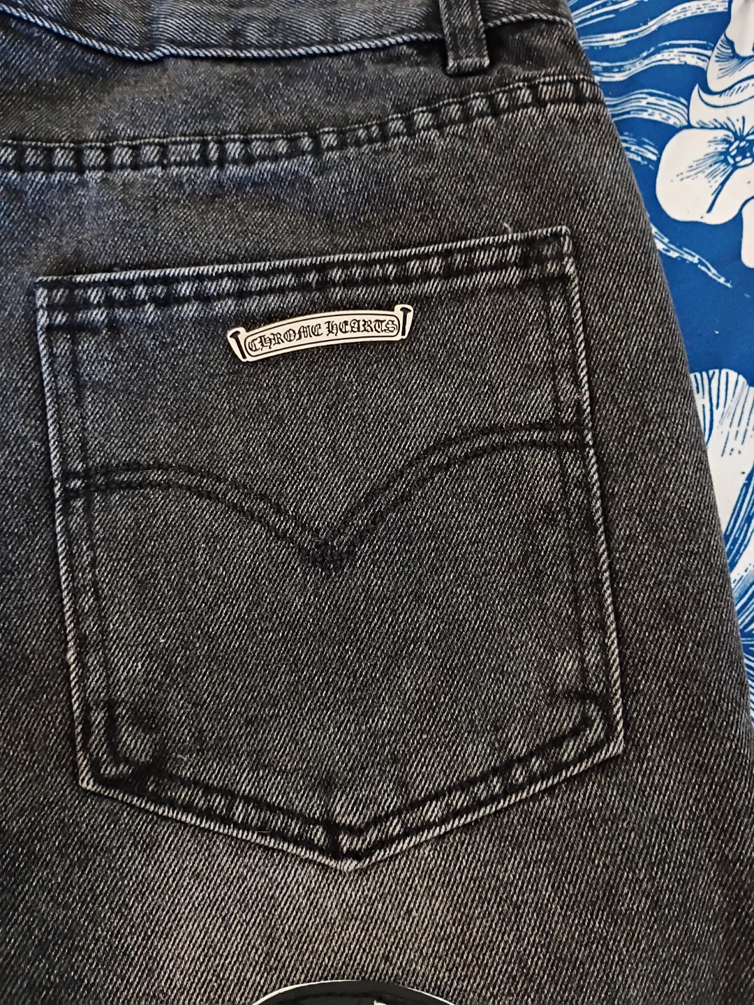 Chrome Hearts Denim Jeans - photo 4
