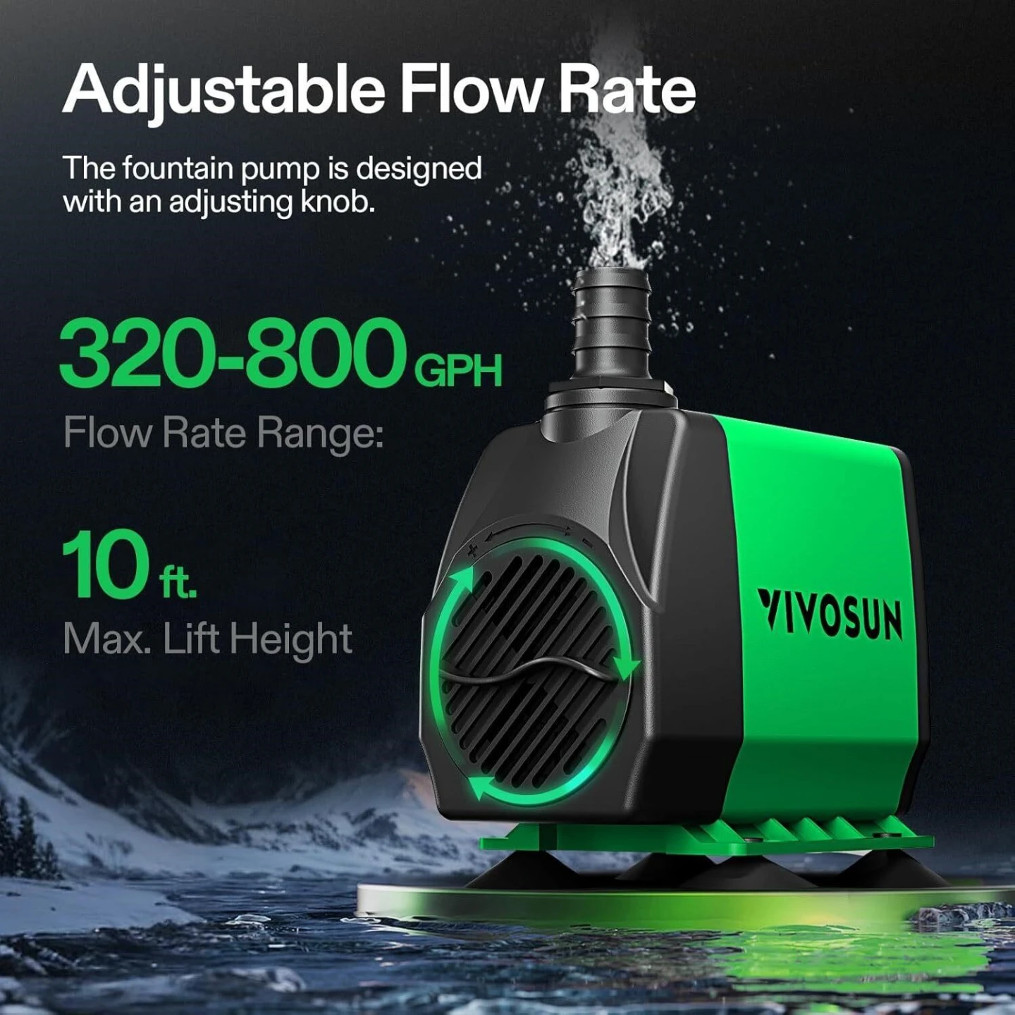VIVOSUN Submersible Water Pump - photo 3