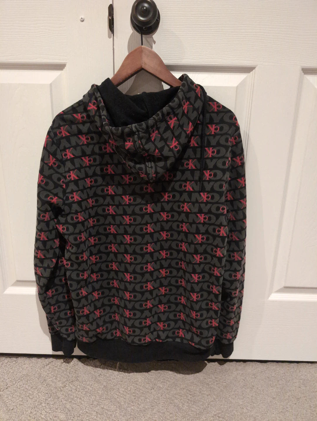 Calvin Klein All-Over Logo Hoodie x-small - photo 2