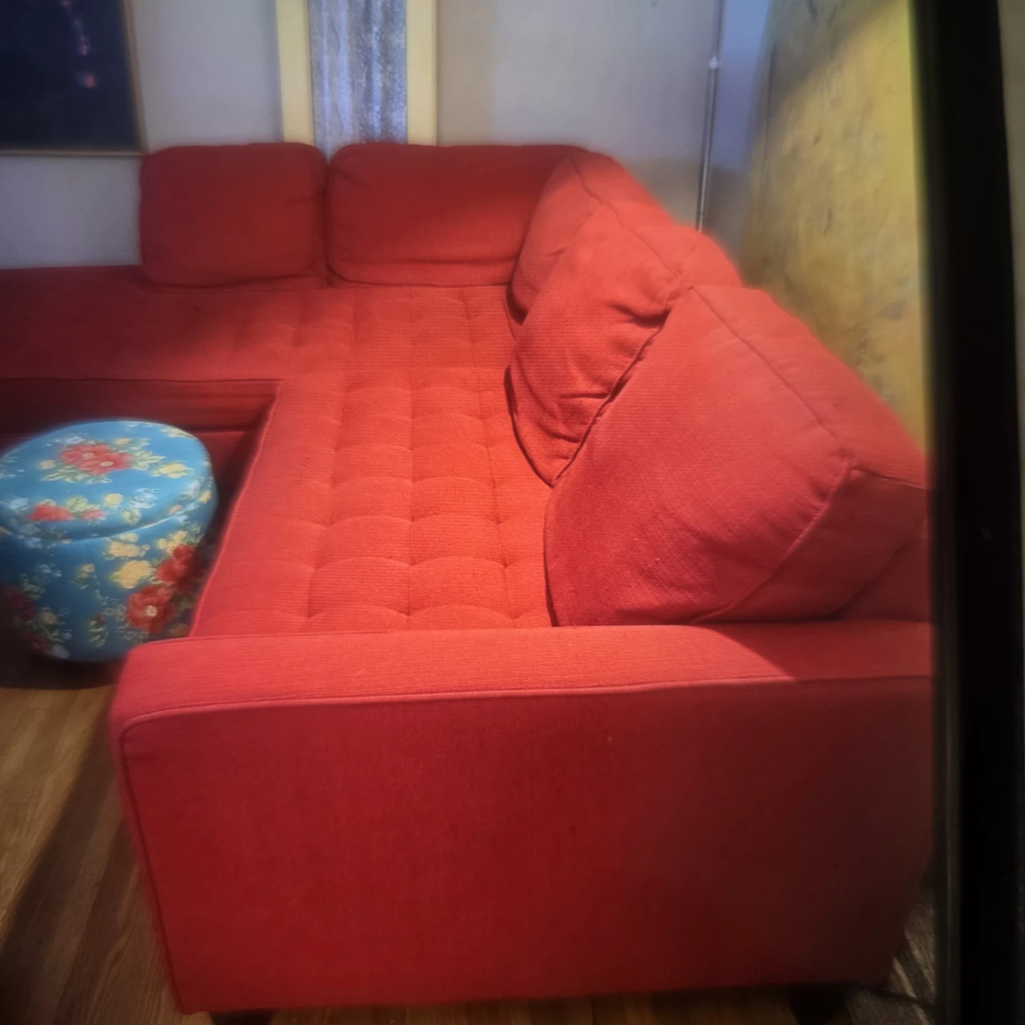 Red Sectional Sofa - photo 2