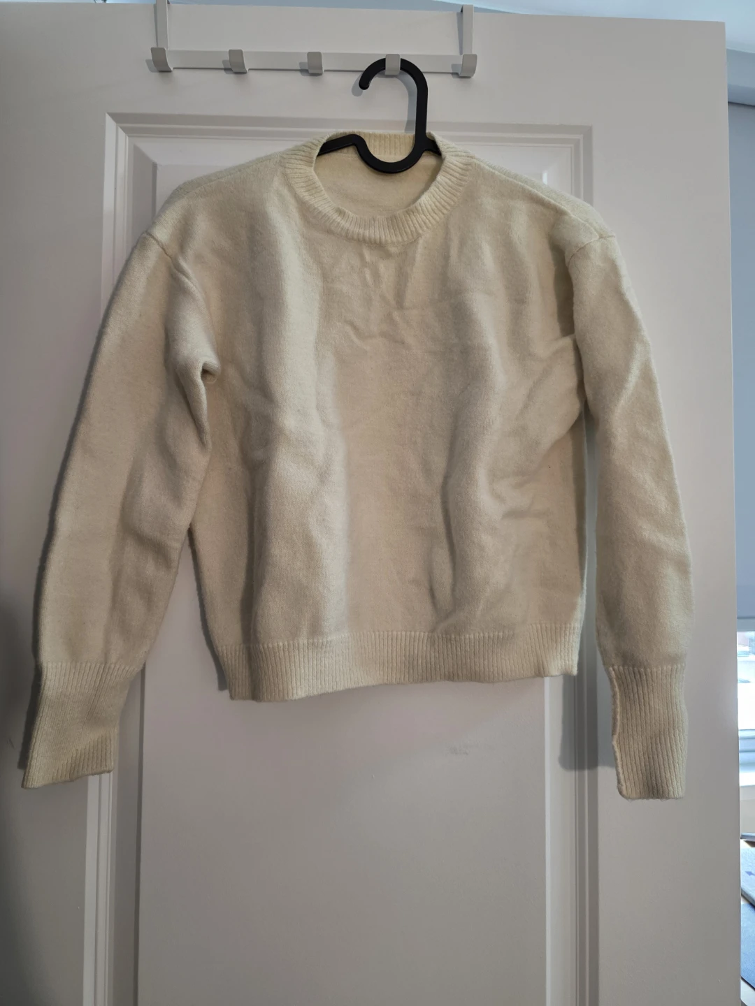 Cream white sweater
