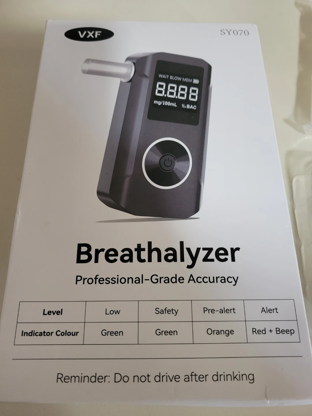 Professional Alcohol Breathalyzer / Alcohol Breath Tester NEW - photo 2