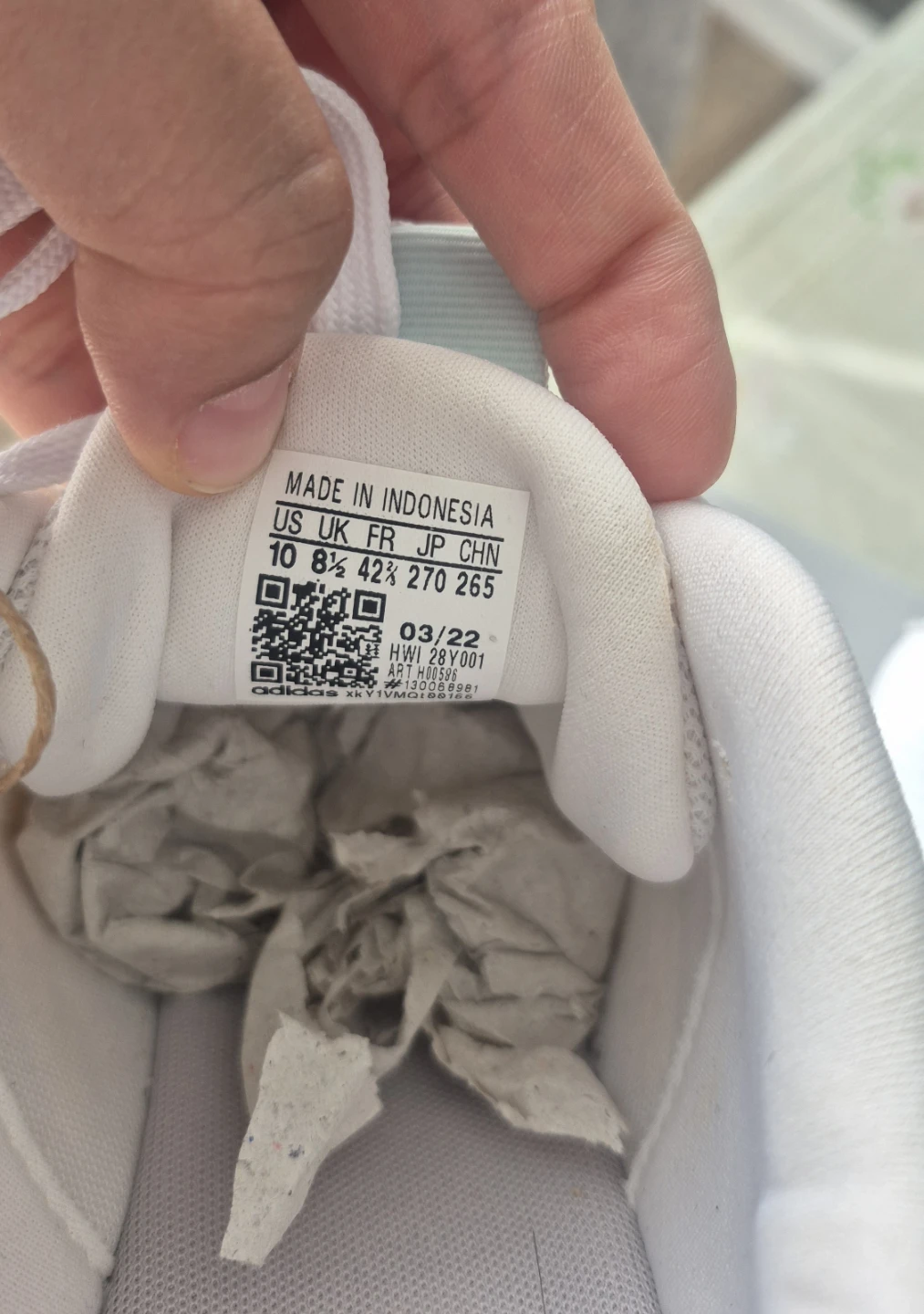 Adidas Cloudfoam Comfort White Sneakers - photo 3