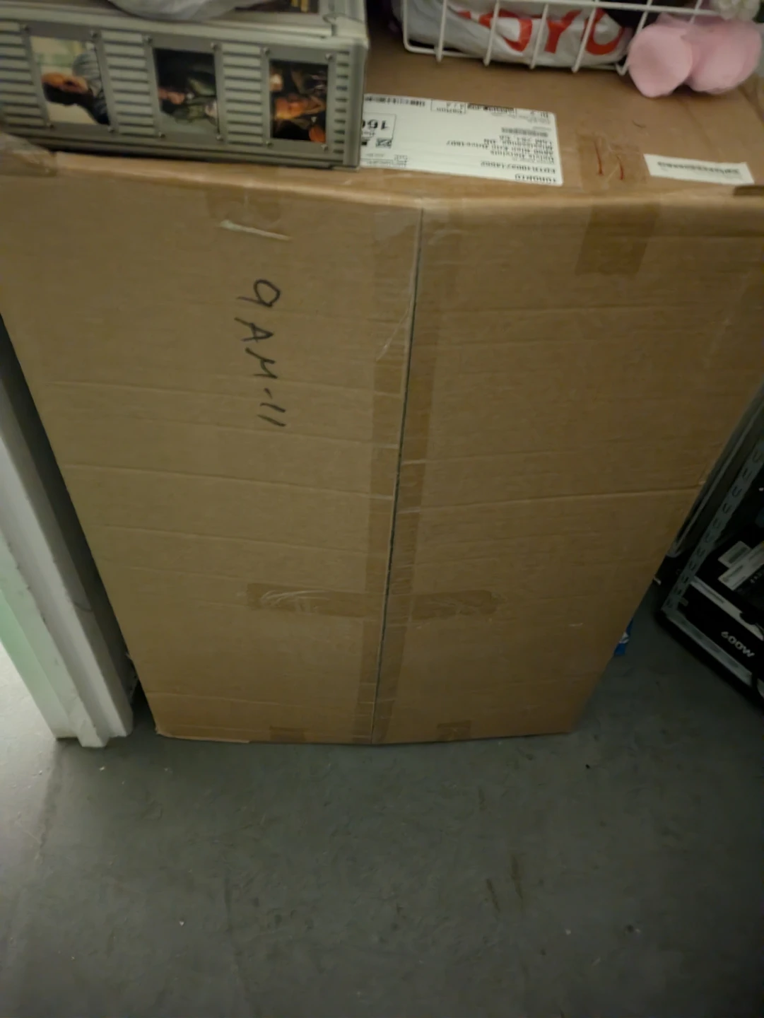 Black Counter Stool with Backrest - Judith - photo 2