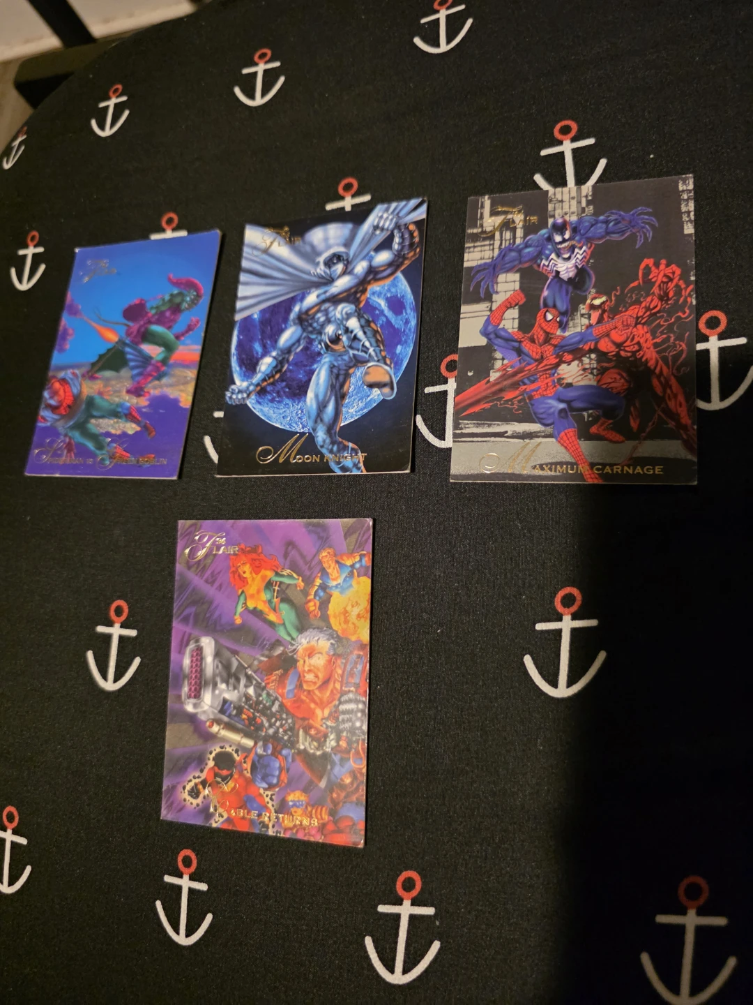 Marvel Metal Trading Card Lot