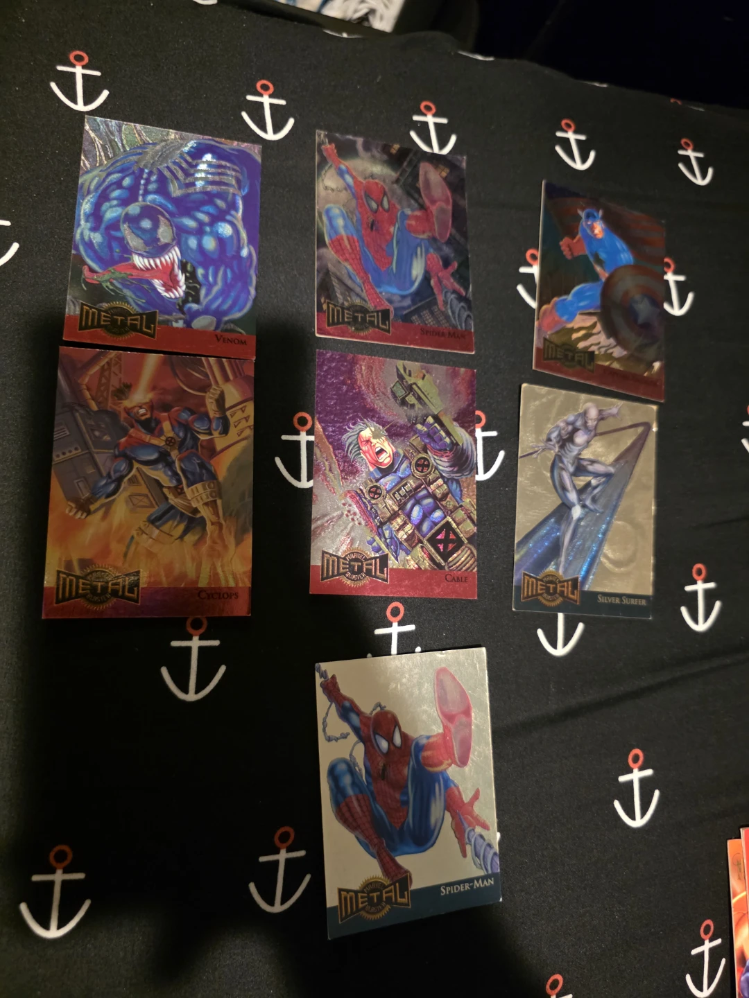 Marvel Metal Trading Card Lot - photo 2