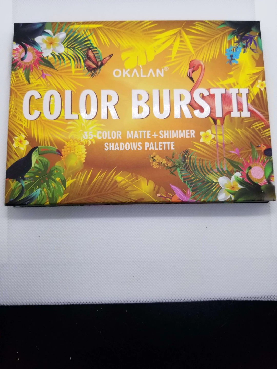 OKALAN Color Burst II 35-Color Matte + Shimmer Eyeshadow Palette