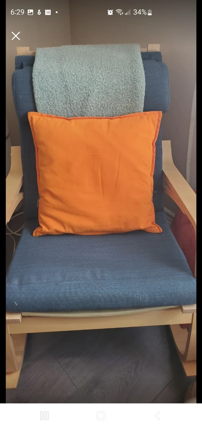 Orange Decorative Pillow - Ikea ⚽️⚽️⚽️