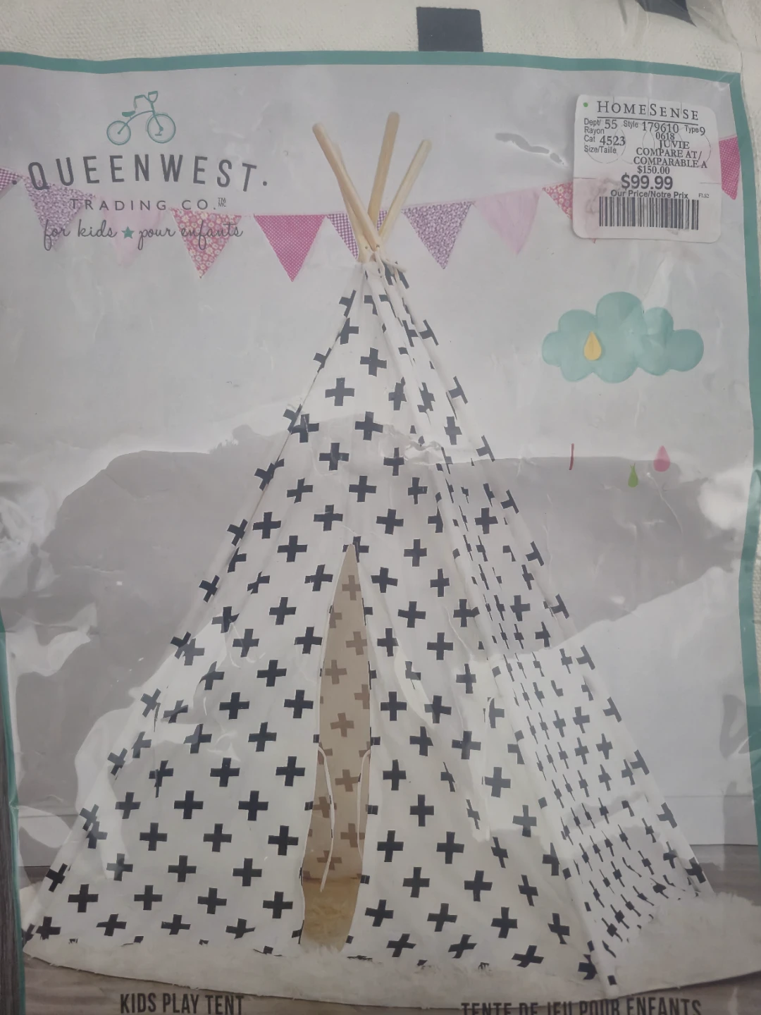 Queenwest Trading Co. Kids Play Tent