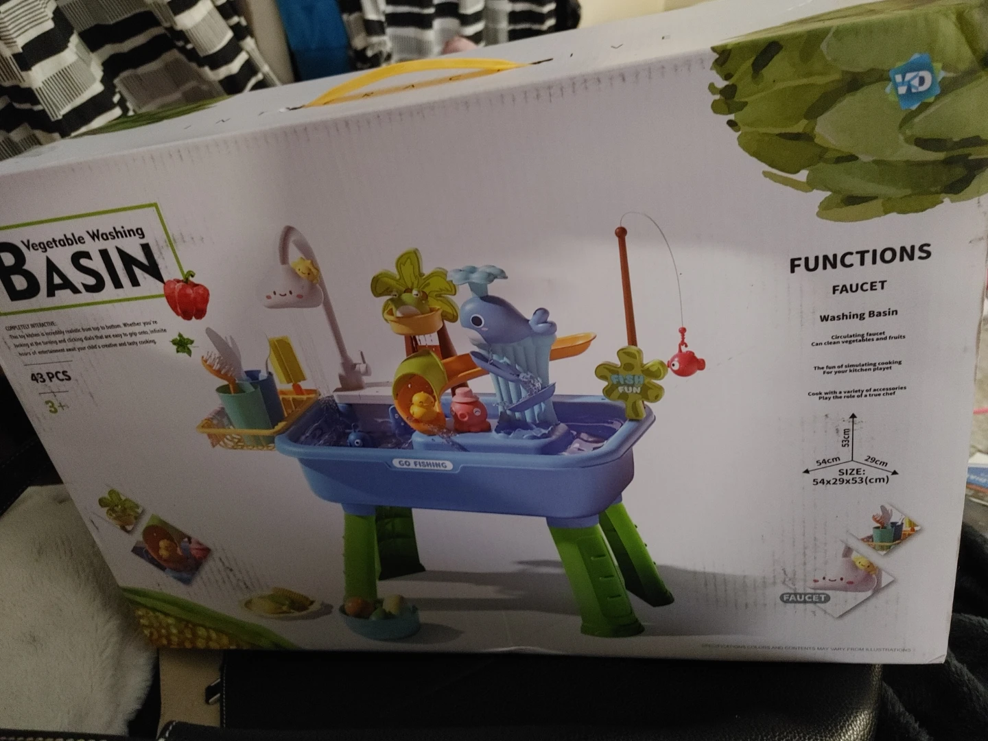 Kids Vegetable Washing Basin Toy