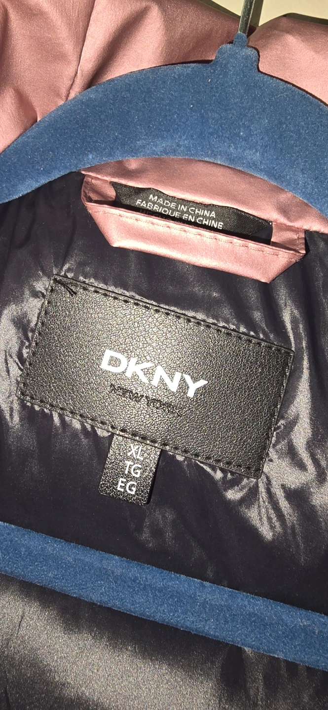 DKNY Puffer Jacket XL Pink Metallic - photo 3