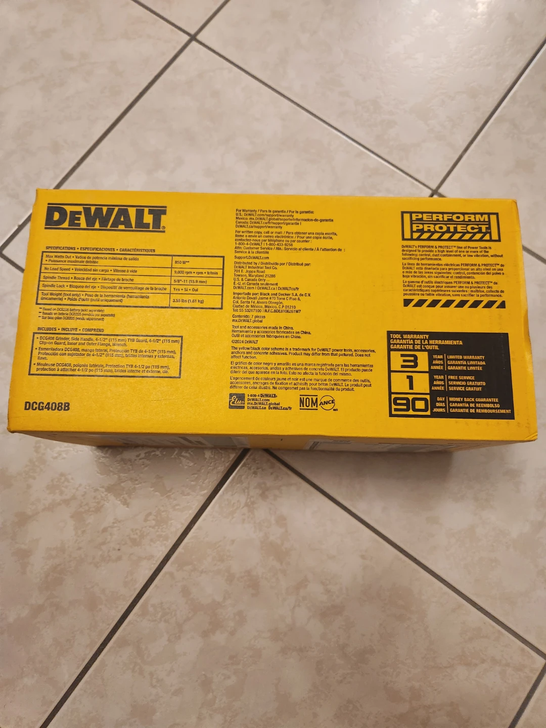 DEWALT 20V MAX Paddle Switch Angle Grinder (Tool Only) - 4.5" - photo 2