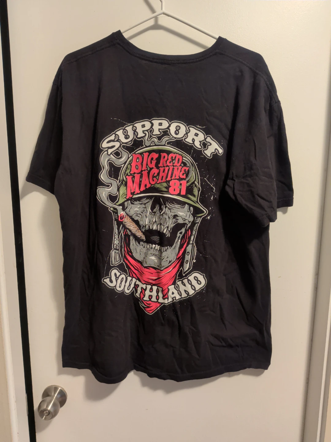 Support Big Red Machine 81 Skull T-Shirt