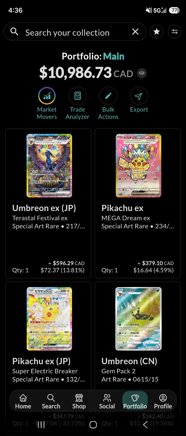Pokemon collection