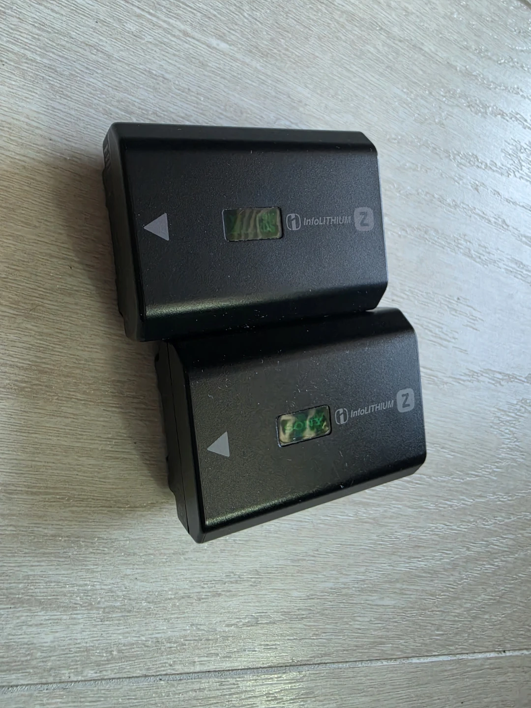 Used 2x genuine Sony NP-FZ100 Batteries and 2x third party