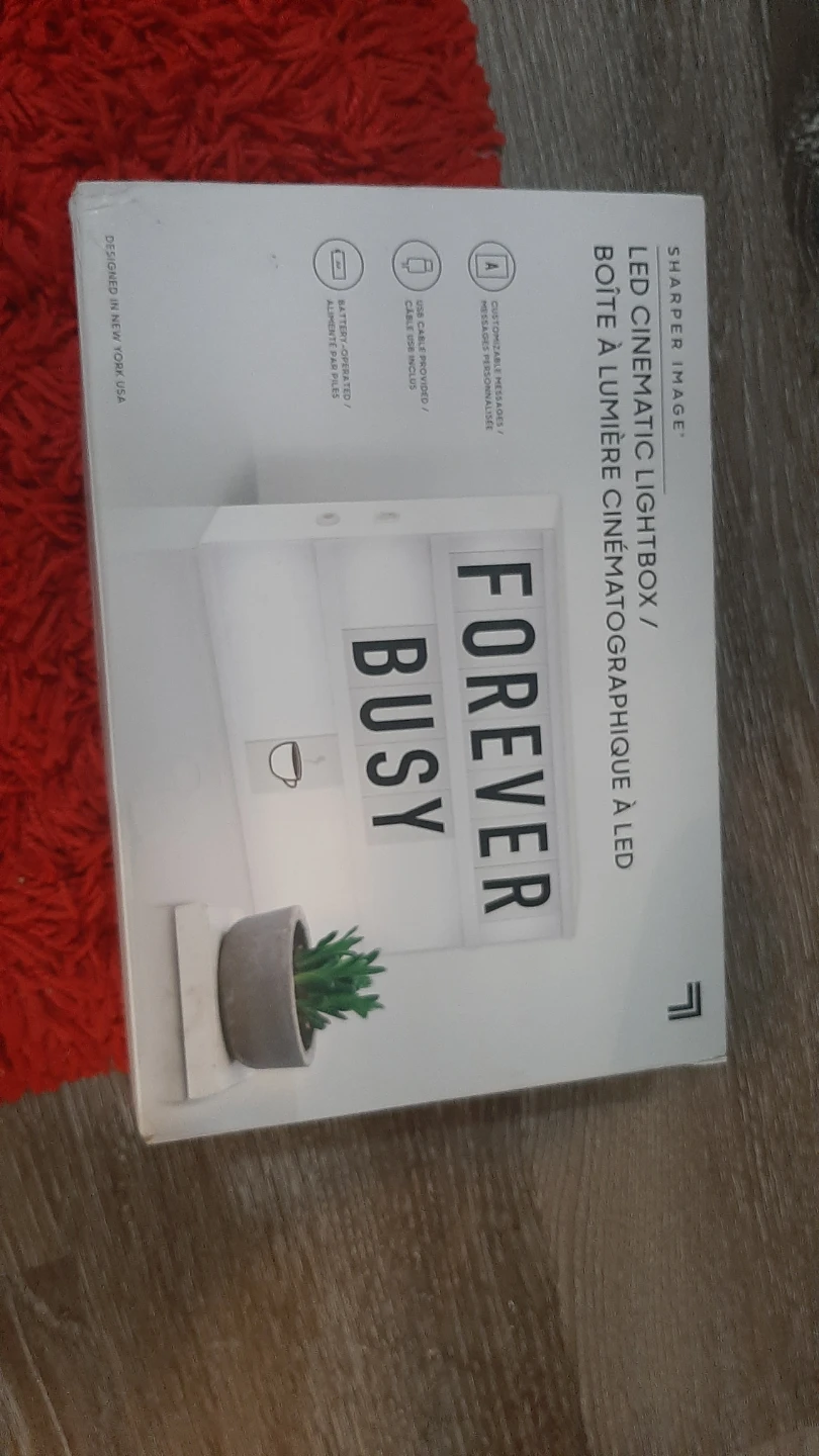 Sharper Image LED Cinematic Lightbox