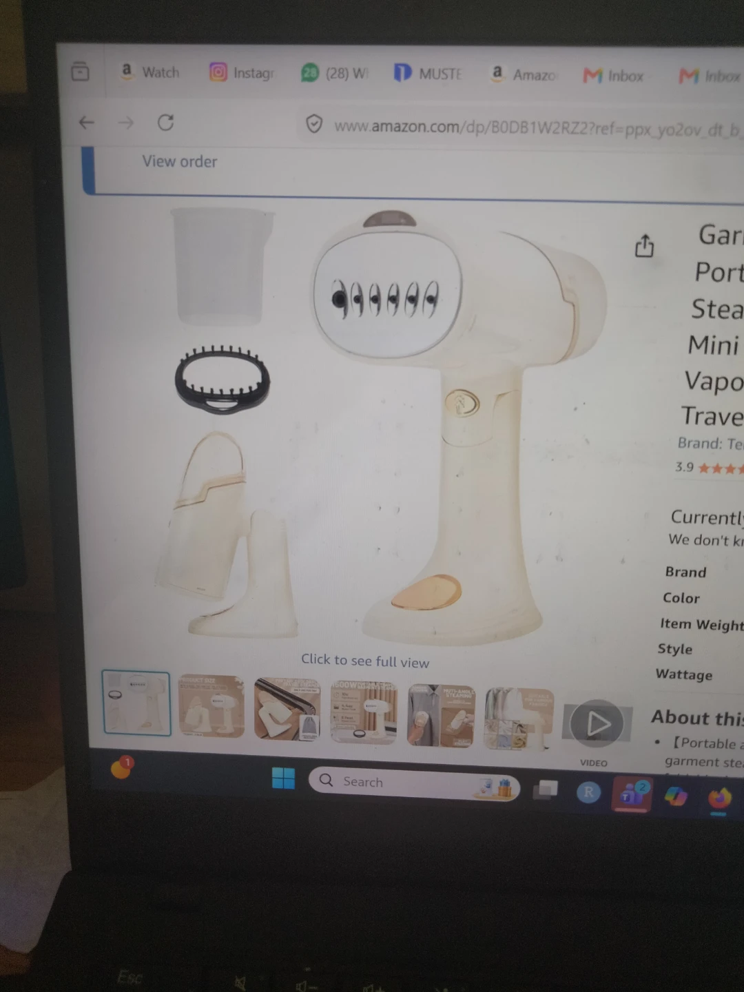 Travel steamer for clothes - photo 3