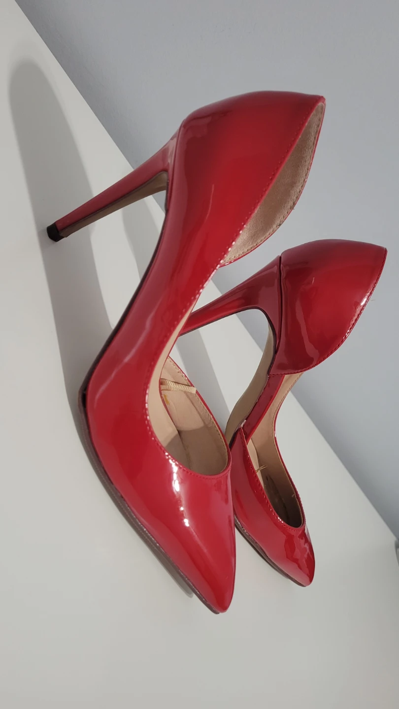 Madden Girl Red Patent Pumps Heels