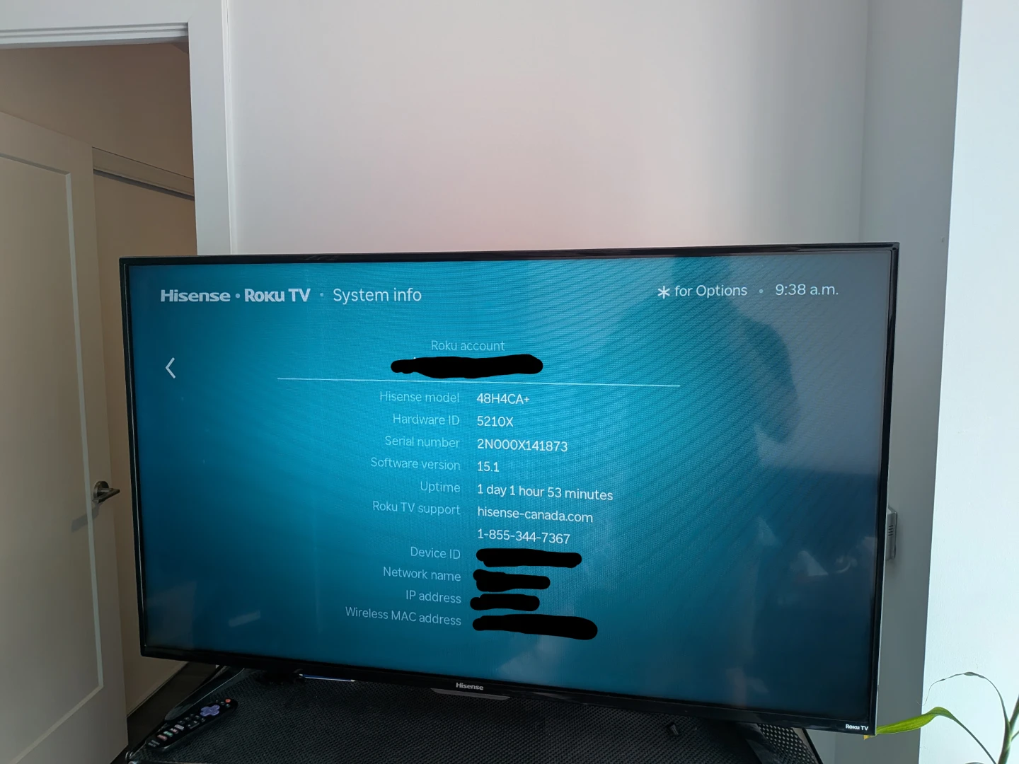Hisense Roku 43" Smart TV (moving sale) - photo 2