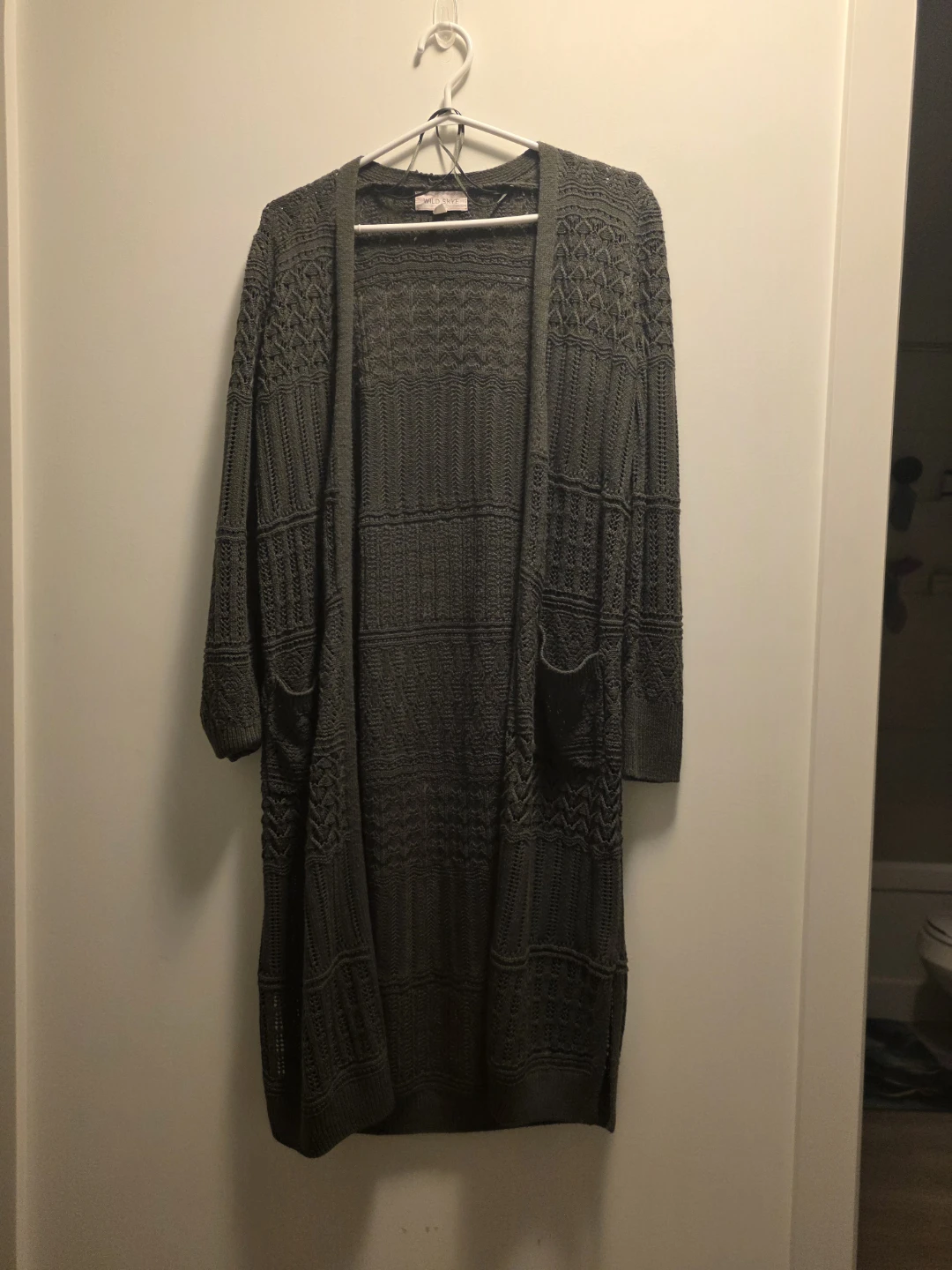 Wild Skye Women's Cardigan M/M Green Knit
