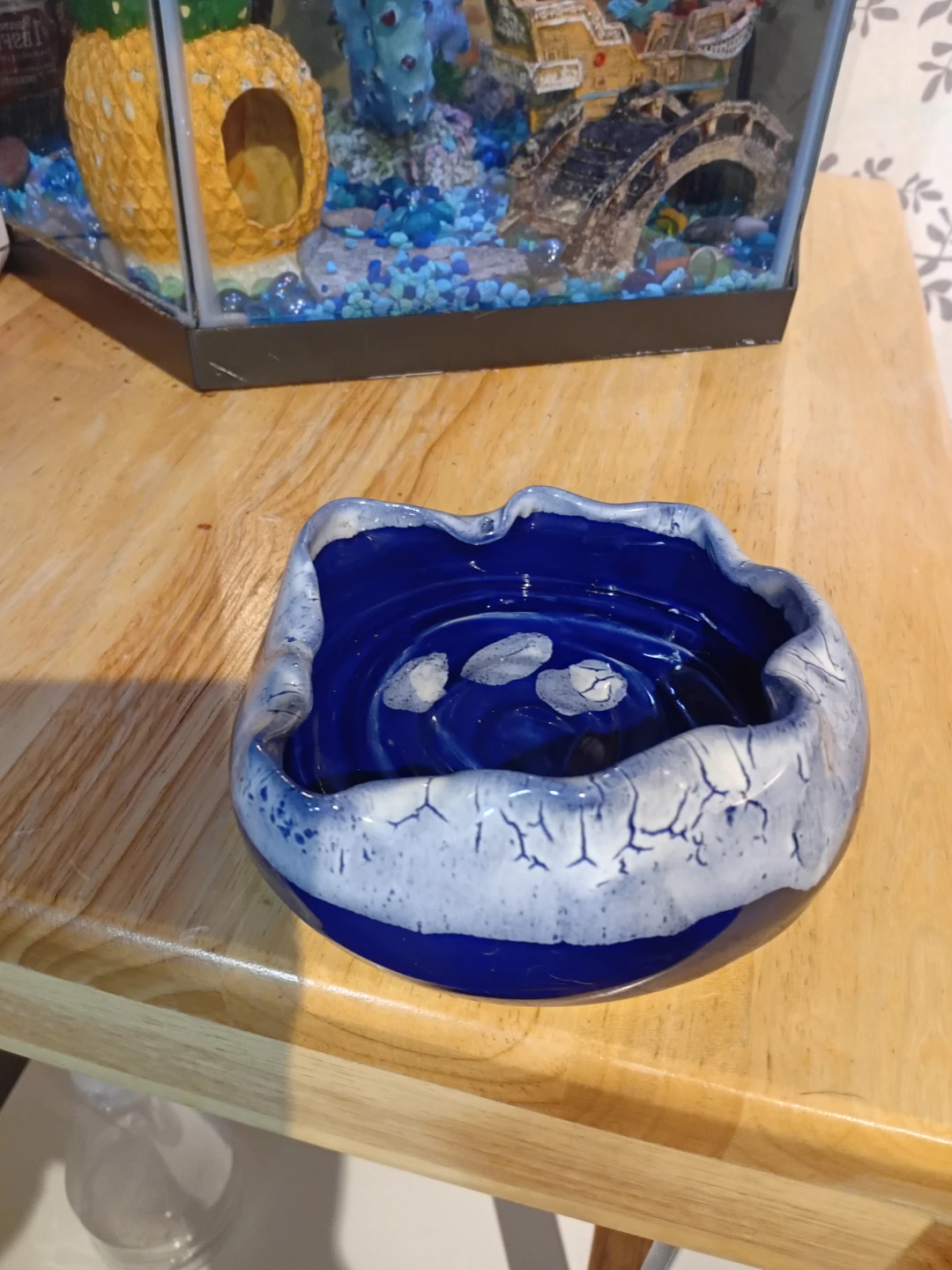 Beautiful blue & white Ceramic decorative bowl - photo 2